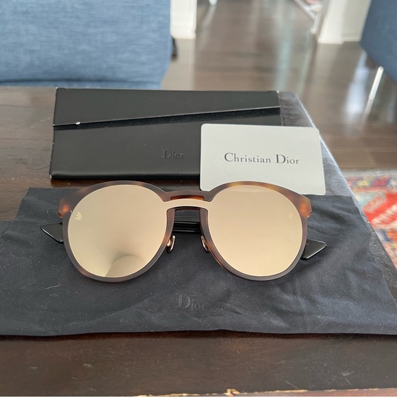 Dior Onde 59 mm Matte Havana Sunglasses - Picture 2 of 3